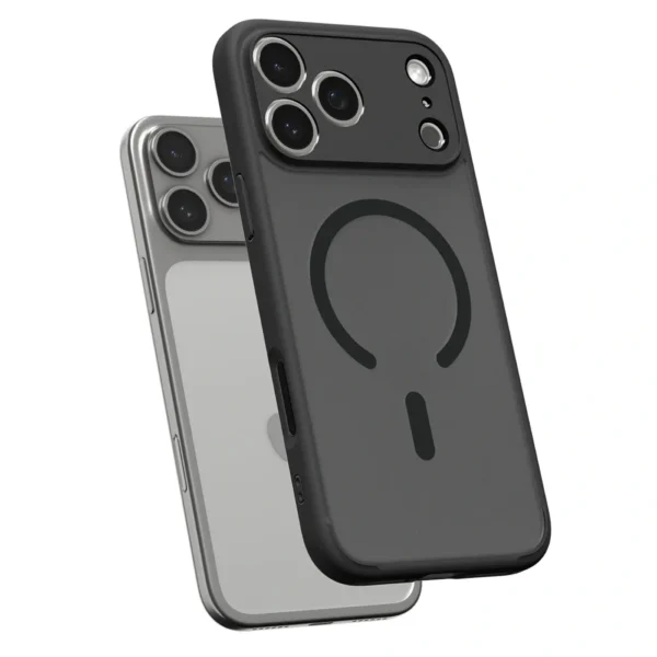 0ce20057382d079f12def948afb17091 SPIGEN case ULTRA HYBRID MAG compatible with MagSafe for IPHONE 17 Pro frost black