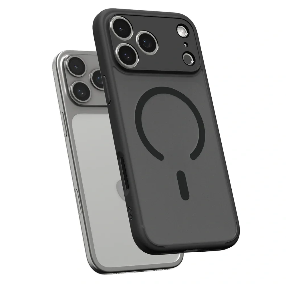 0ce20057382d079f12def948afb17091 SPIGEN case ULTRA HYBRID MAG compatible with MagSafe for IPHONE 17 Pro frost black