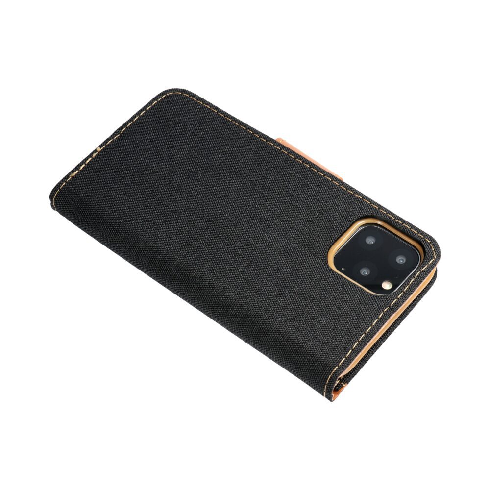 0de04aea79deb16e4d3e9deda3be8f94 CANVAS Book case for SAMSUNG A14 4G / A14 5G black