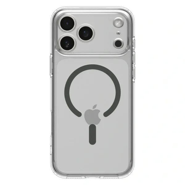 SPIGEN case ULTRA HYBRID MAG compatible with MagSafe for IPHONE 17 Pro Max clear graphite