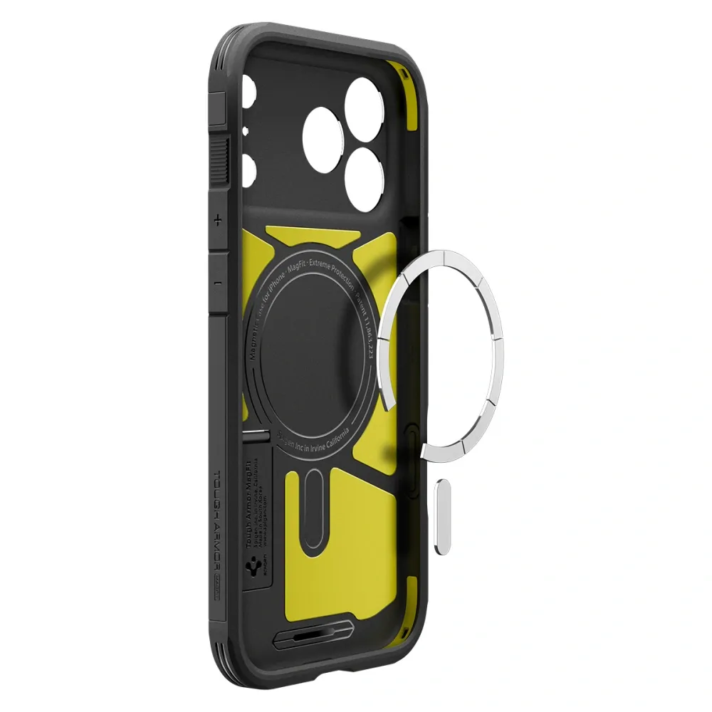 SPIGEN case TOUGH ARMOR MAG compatible with MagSafe for IPHONE 17 Pro Max black