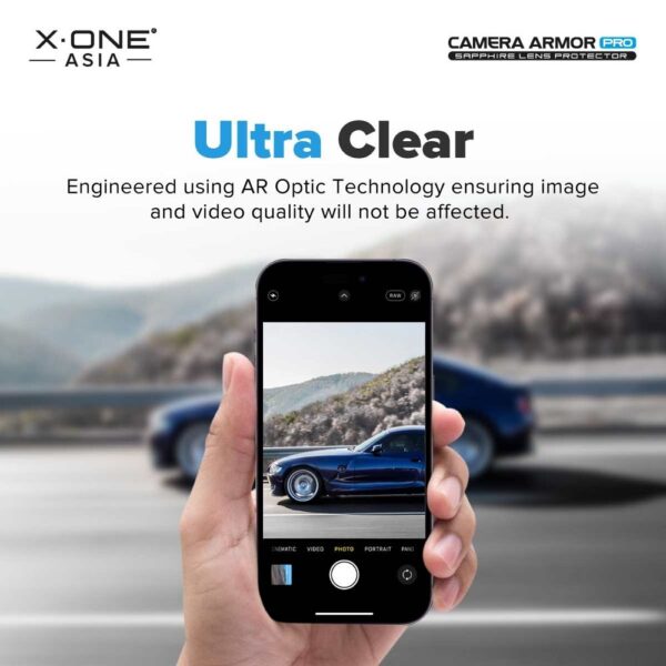 X-ONE Sapphire Camera Armor - for Samsung Galaxy S24 - silver