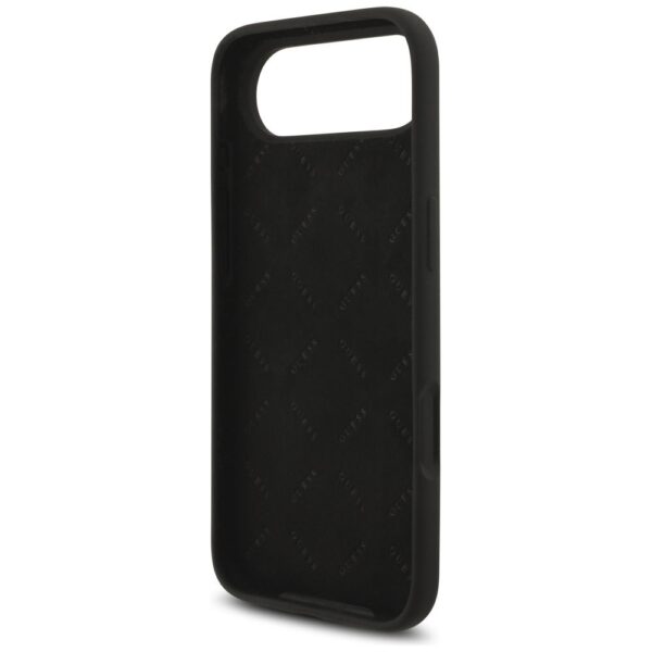 0f4a7a15f98a93bea462e0bc17bb2d55 GUESS case for IPHONE 17 Air GUHCP17MSC4GSMK (Silicone W/ Big 4G Script) black