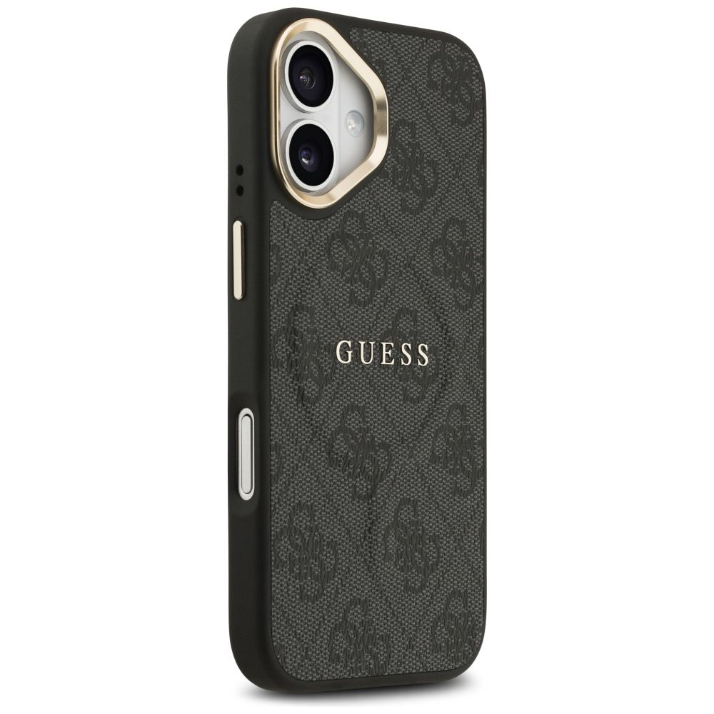GUESS case for IPHONE 17 compatible with MagSafe GUHMP17SP4MSEGCK (PU 4G W/ Classic) black