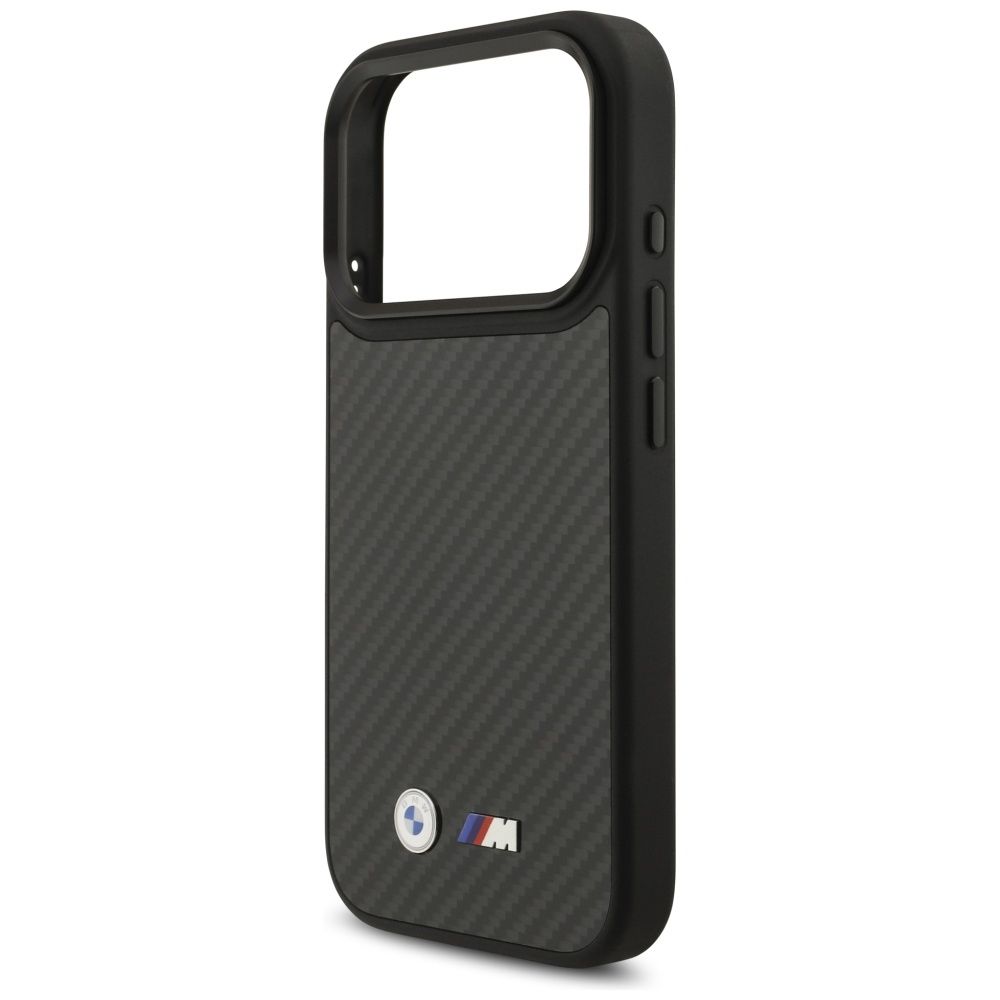 BMW case for IPHONE 17 Pro compatible with MagSafe BMHMP17L24CFMMK (Kevlar Matt) black