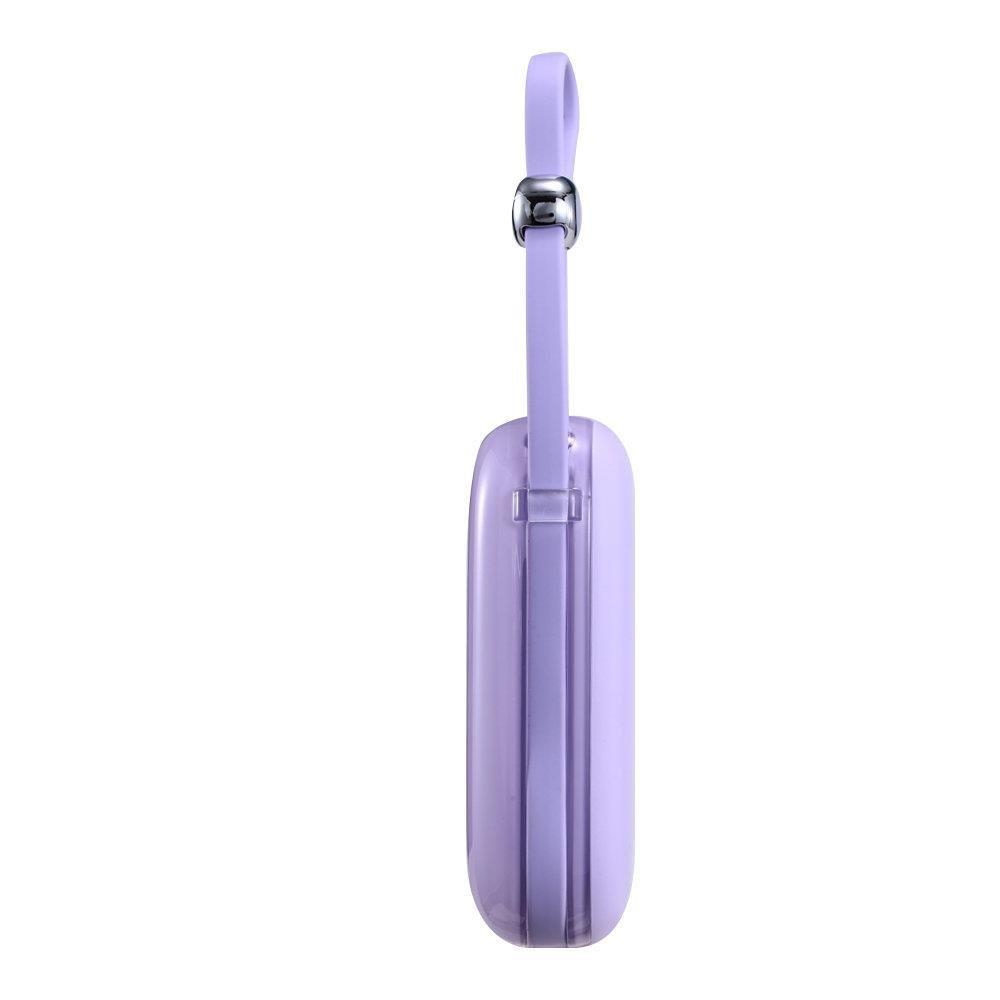 Joyroom powerbank 10000mAh Jelly Series 22.5W with built-in USB C cable purple (JR-L002)eng