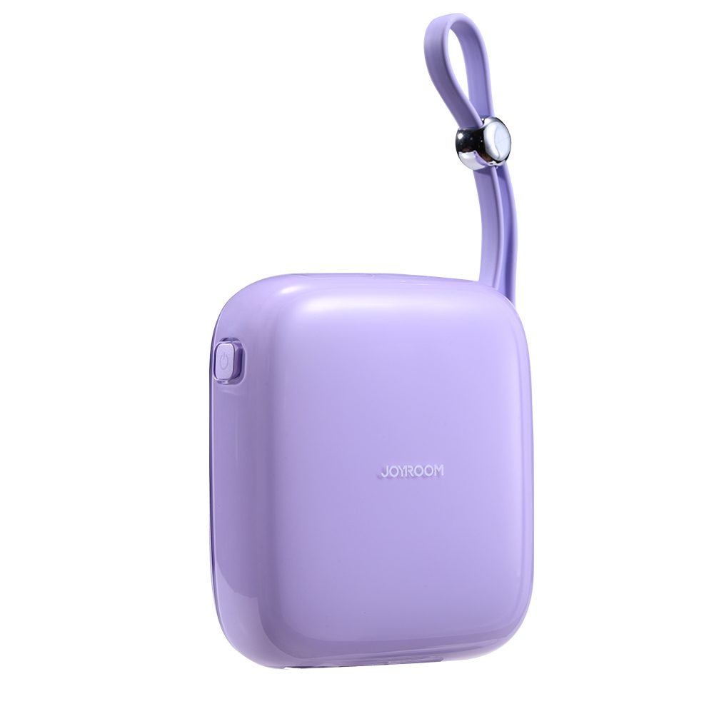 Joyroom powerbank 10000mAh Jelly Series 22.5W with built-in Lightning cable purple (JR-L003)eng