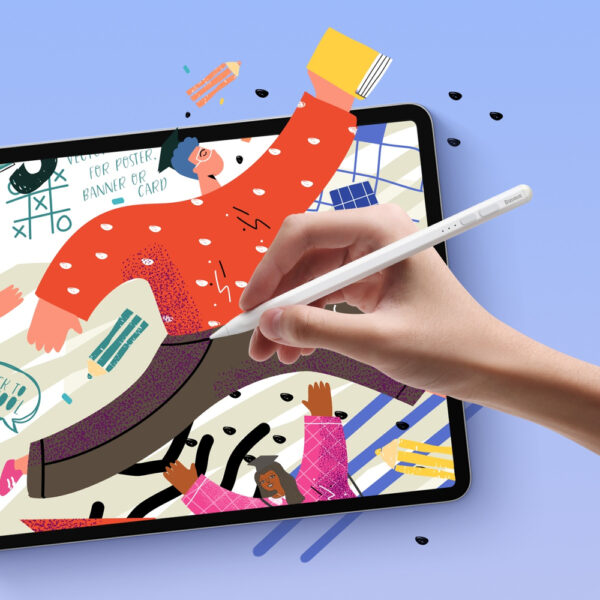 Active stylus for iPad Baseus Smooth Writing 2 SXBC060402 - whiteeng