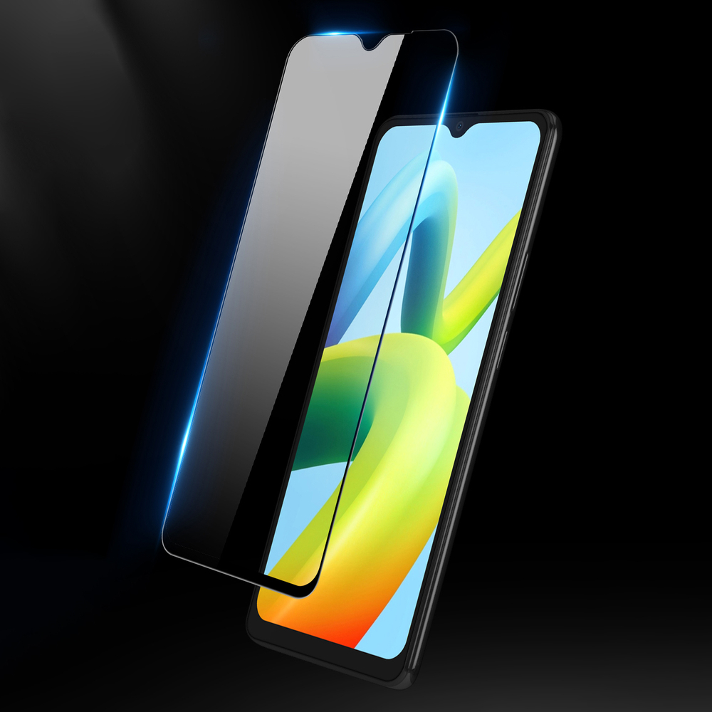 Dux Ducis 9D Tempered Glass Screen Protector for Xiaomi Redmi A2 / Redmi A1 9H with Black Frameeng