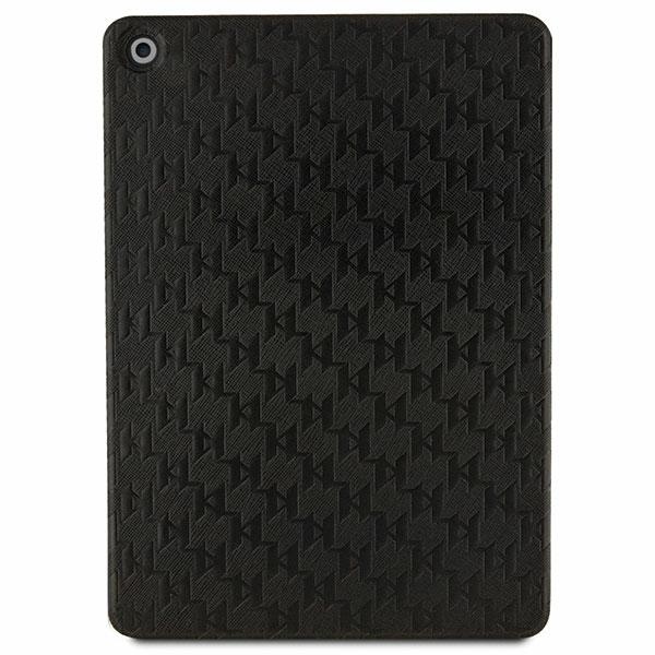 Karl Lagerfeld KLFC10SAKHPCK iPad 10.2" Folio Magnet Allover Cover black/black Saffiano Monogram Choupetteeng