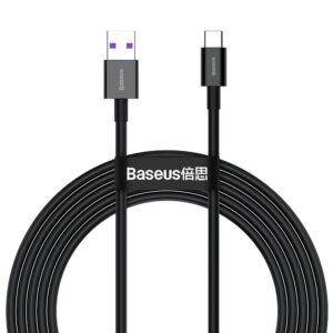 [RETURNED ITEM] Baseus Superior USB Cable - USB Type C 66 W (11 V / 6 A) Huawei SuperCharge SCP 2 m black (CATYS-A01)eng