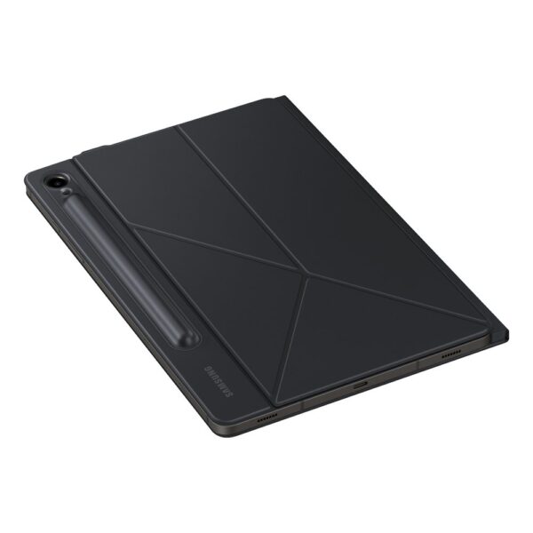 Flip case with stand for Samsung Galaxy Tab S9 Smart Book Cover - blackeng