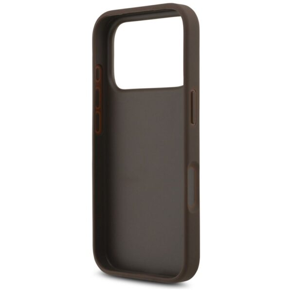 GUESS case for IPHONE 17 Pro GUHCP17LP4GMGSW (PU W/ Strap 4G Classic Logo) brown