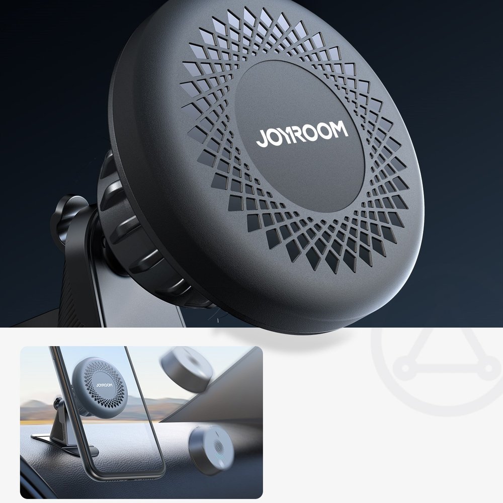 Joyroom JR-ZS356 magnetic cockpit phone holder - dark grayeng