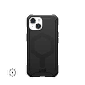 UAG Essential Armor MagSafe case for iPhone 15 - blackeng