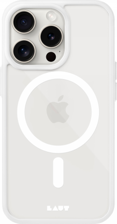 LAUT Huex Protect case with MagSafe for iPhone 15 Pro - whiteeng