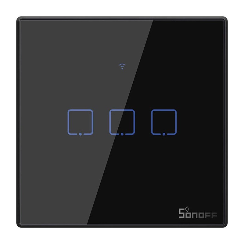 Dotykowy włącznik światła WiFi + RF 433 Sonoff T3 EU TX (3-kanałowy)