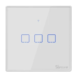Dotykowy włącznik światła WiFi + RF 433 Sonoff T2 EU TX (3-kanałowy)