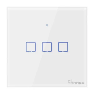 Dotykowy włącznik światła WiFi Sonoff T0 EU TX (3-kanałowy)