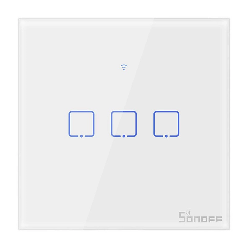 Dotykowy włącznik światła WiFi Sonoff T0 EU TX (3-kanałowy)