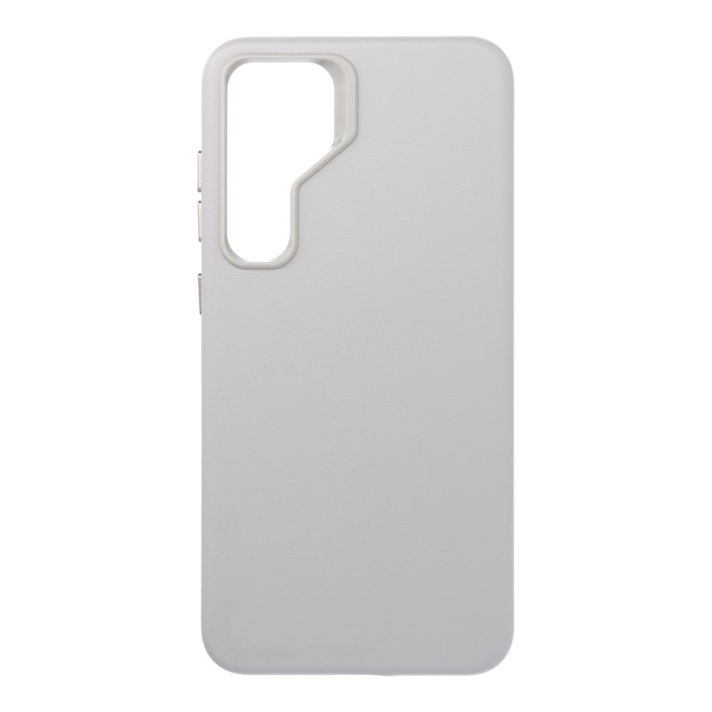 LEATHER MAG COVER case for SAMSUNG S25 PLUS grey