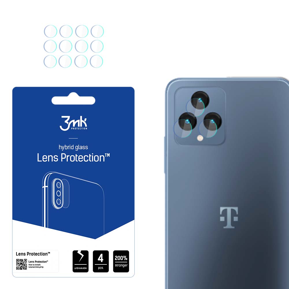 3mk Lens Protection™ hybrid camera glass for T-Mobile T Phone Pro 5G / Revvl 6 Pro 5Geng
