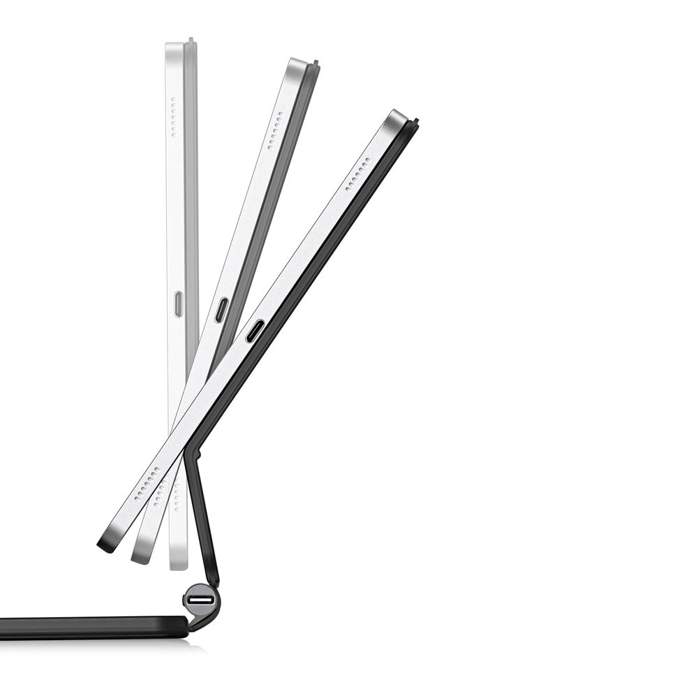 Dux Ducis Keyboard (MK Series) Case with Bluetooth Keyboard for Samsung Galaxy Tab S9+ / S8+ / S7+ - Blackeng