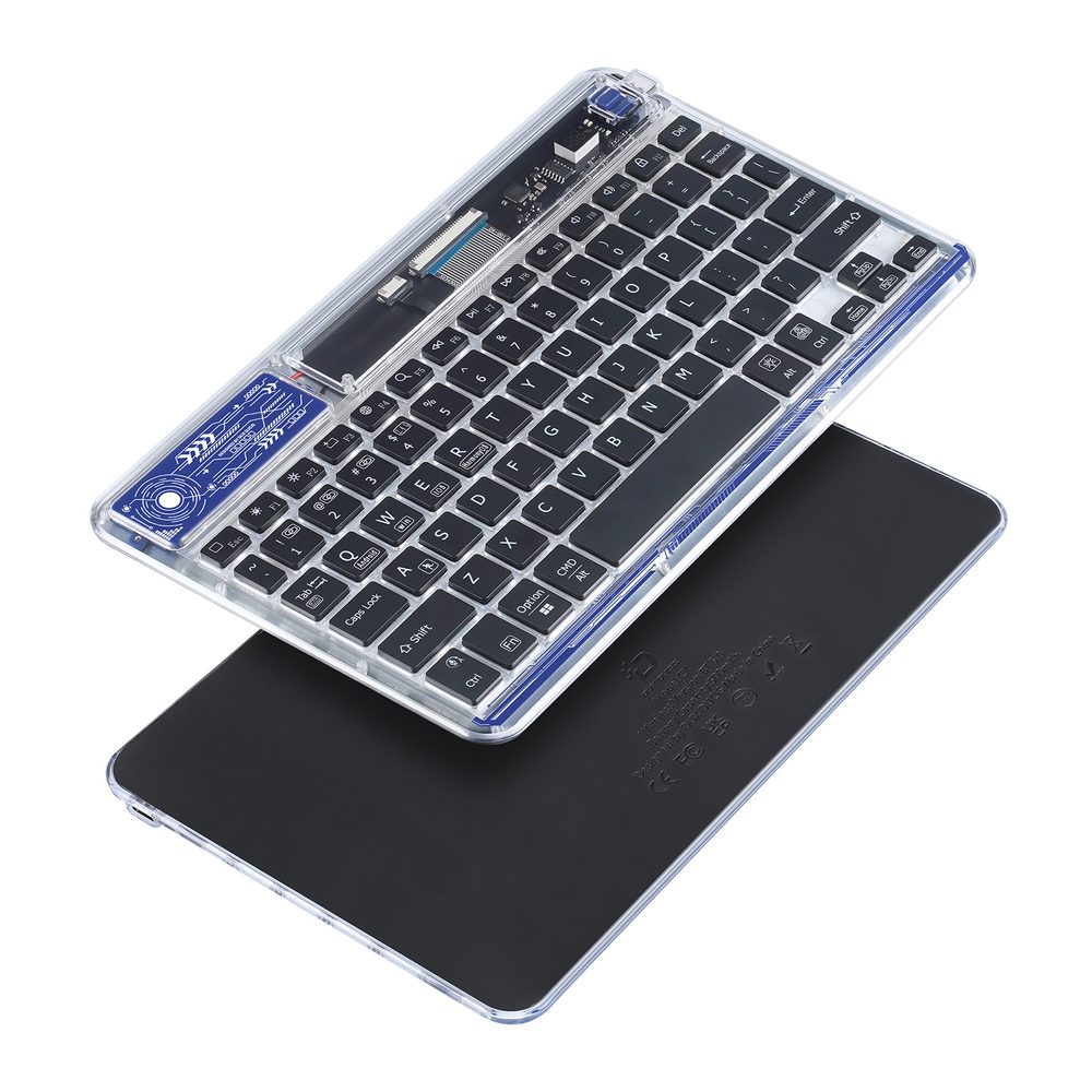 Dux Ducis Keyboard (CK Series) Wireless for Laptop / Tablet / Phone - Transparenteng