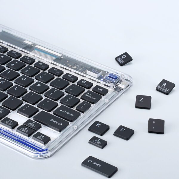 Dux Ducis Keyboard (CK Series) Wireless for Laptop / Tablet / Phone - Transparenteng