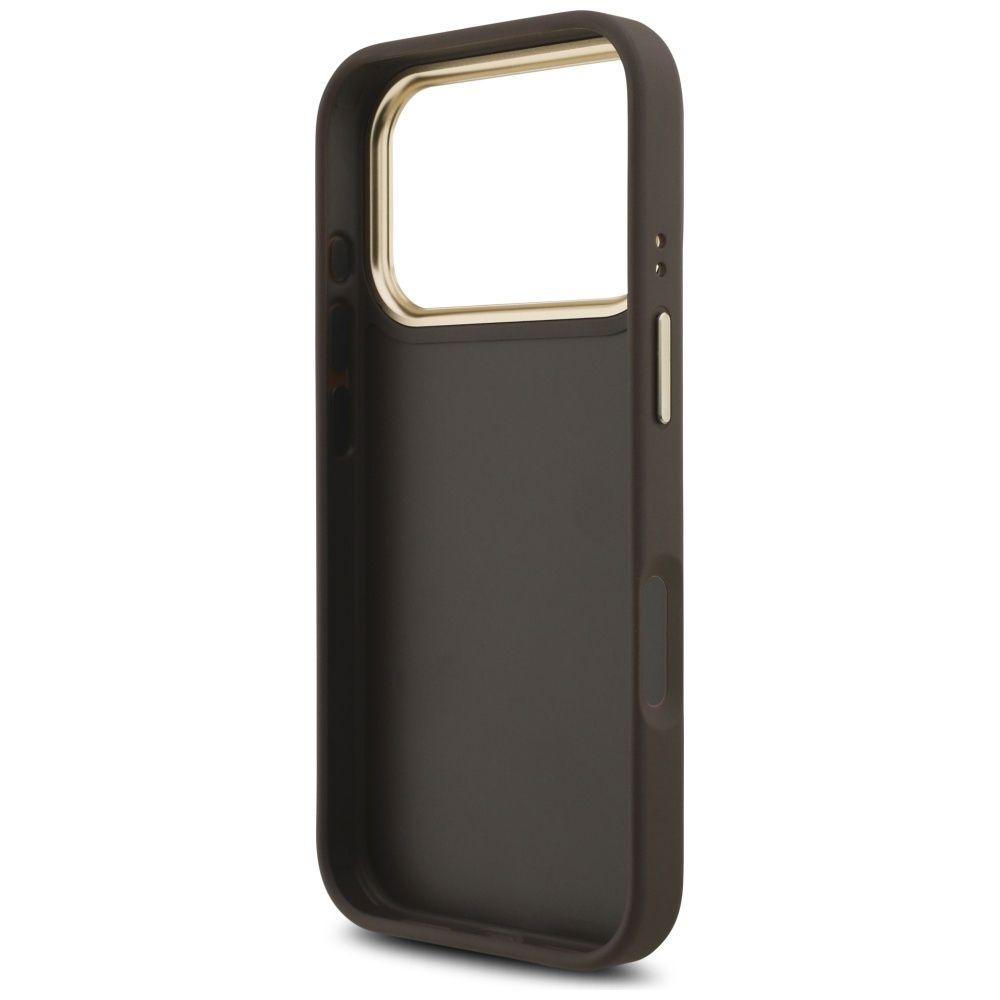 17504abca81b65d8e2670bafda5176b3 GUESS case for IPHONE 17 Pro GUHCP17LP4G4BCSW (PU W/ Big 4G Classic & Big Strap Metal Buttons) brown