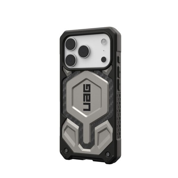 17b02220776dfc1655f67731f169024d UAG Urban Armor Gear case MONARCH PRO compatible with MagSafe for IPHONE 17 Pro titanium