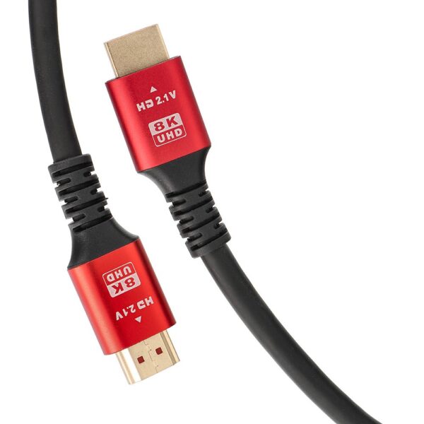17b8545945ac14f8d161360cd5e9c1ee Cable HDMI 2.1 Cable 8K 60Hz / 4K 120Hz – Ultra High Speed, HDR, eARC, VRR, 48Gbps 2 m black