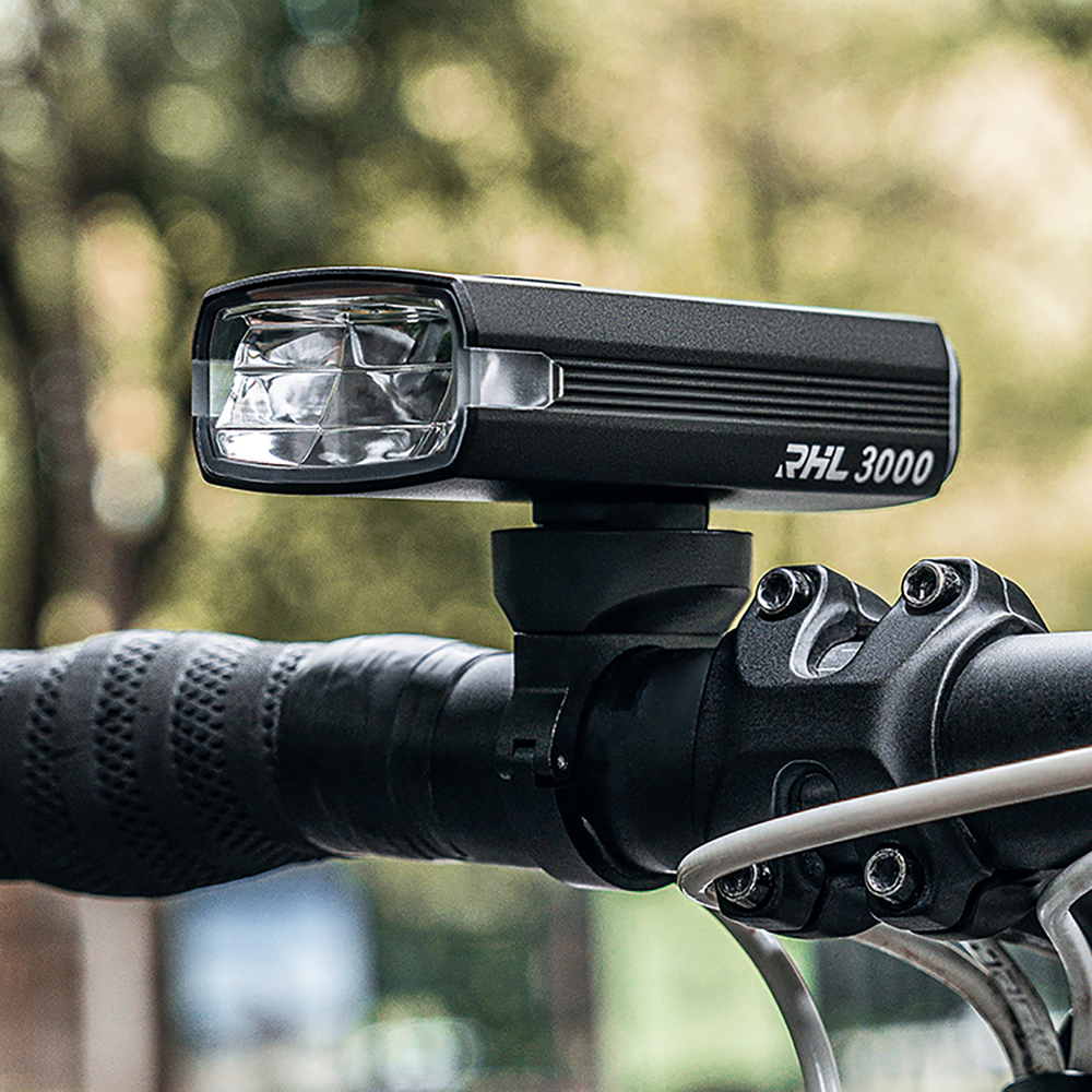 Wozinsky Front Bike Light + USB-C Cable (3000 lm) - Blackeng