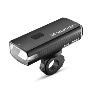 Wozinsky Front Bike Light + USB-C Cable (3000 lm) - Blackeng