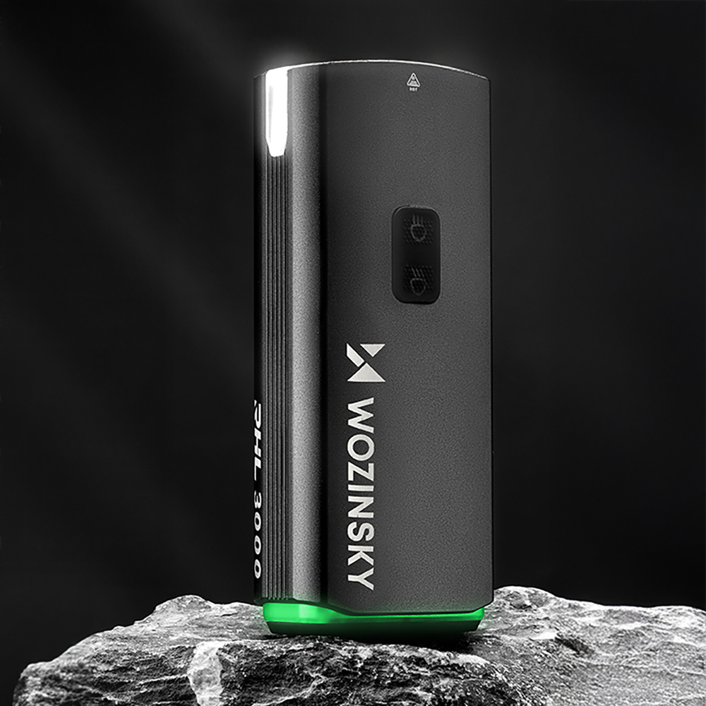 Wozinsky Front Bike Light + USB-C Cable (3000 lm) - Blackeng