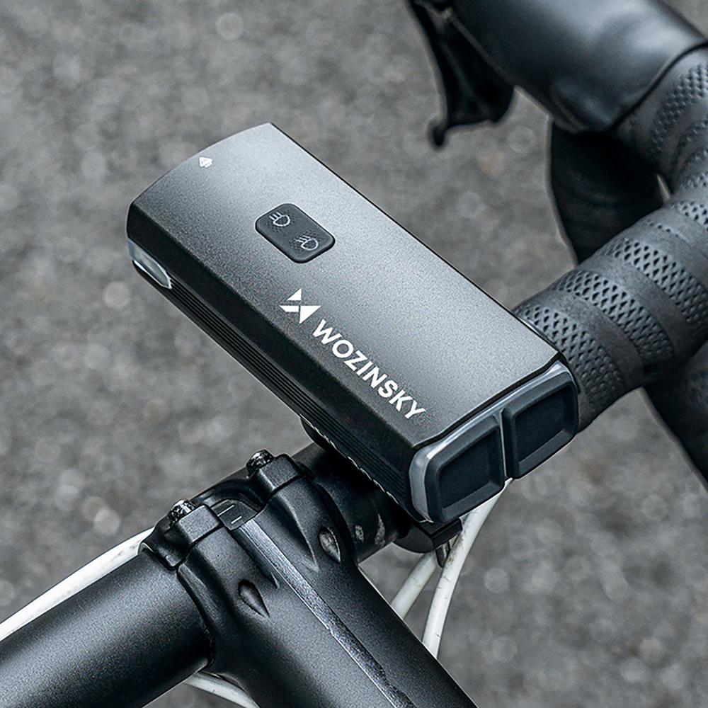 Wozinsky Front Bike Light + USB-C Cable (3000 lm) - Blackeng