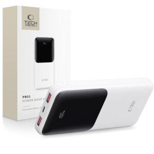 Powerbank Tech-Protect PB01 10000mAh 22.5W - whiteeng