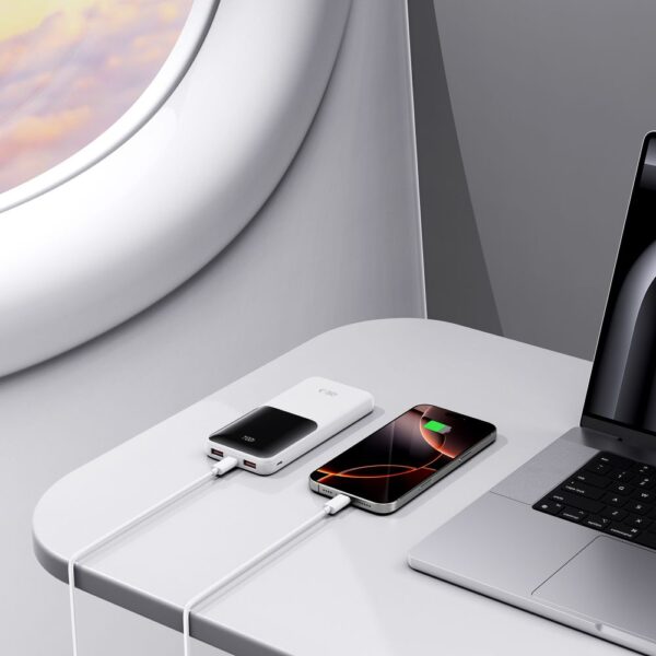 Powerbank Tech-Protect PB01 10000mAh 22.5W - whiteeng