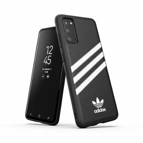 C Adidas OR Moulded Case PU for Samsung Galaxy S20 - Black and Whiteeng