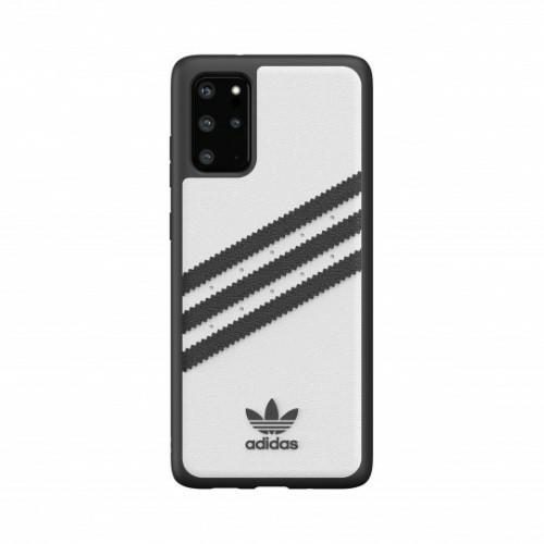 C Adidas OR Moudled Case PU for Samsung Galaxy S20+ - White and Blackeng