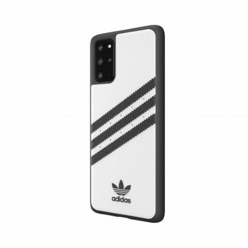 C Adidas OR Moudled Case PU for Samsung Galaxy S20+ - White and Blackeng