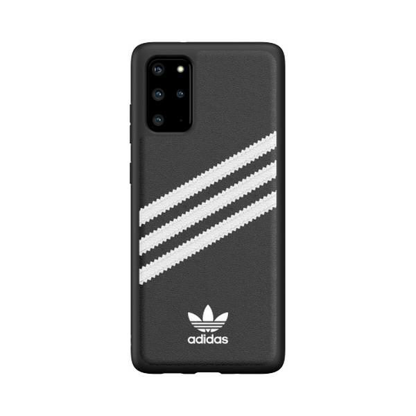 189604_2 Adidas OR Moudled Case PU for Samsung Galaxy S20+ - Black and Whiteeng