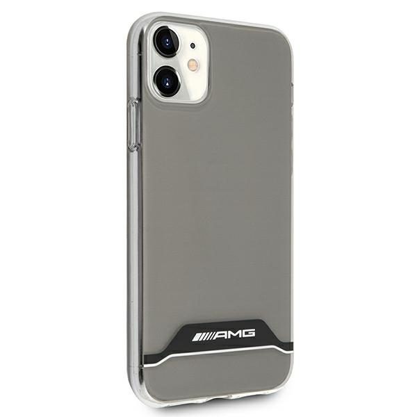 189634_4 AMG Electroplate Black&White Case for iPhone 11 / XR 6.1" - Transparenteng