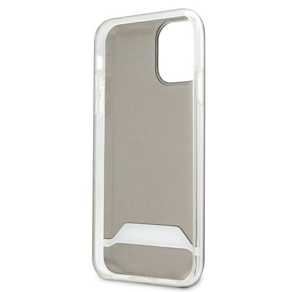 189634_7 AMG Electroplate Black&White Case for iPhone 11 / XR 6.1" - Transparenteng