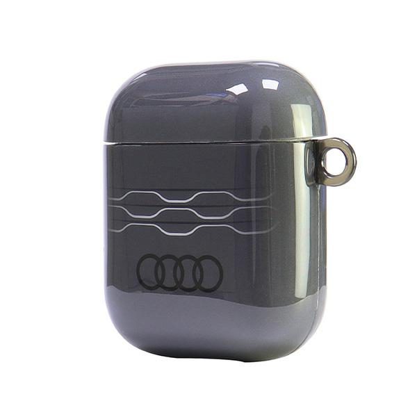 Audi IML Geometric Pattern Case for AirPods 1 / 2 - Grayeng