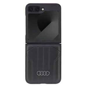 Audi Synthetic Leather MagSafe Case for Samsung Galaxy Z Flip 6 - Blackeng