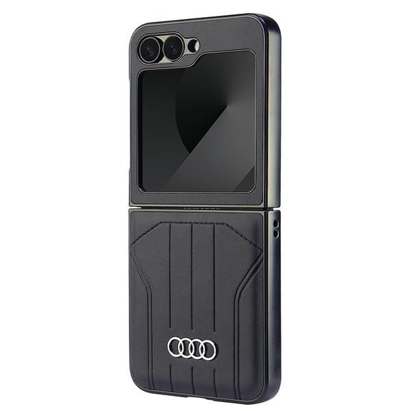Audi Synthetic Leather MagSafe Case for Samsung Galaxy Z Flip 6 - Blackeng