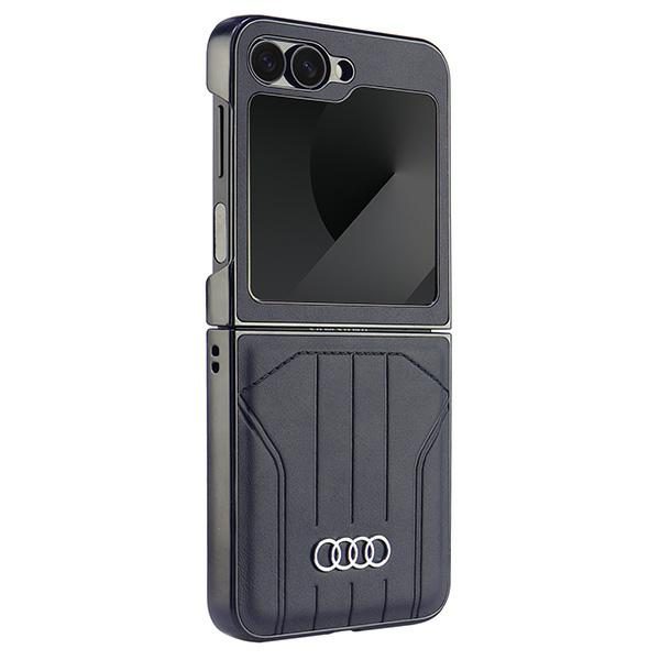 Audi Synthetic Leather MagSafe Case for Samsung Galaxy Z Flip 6 - Blackeng