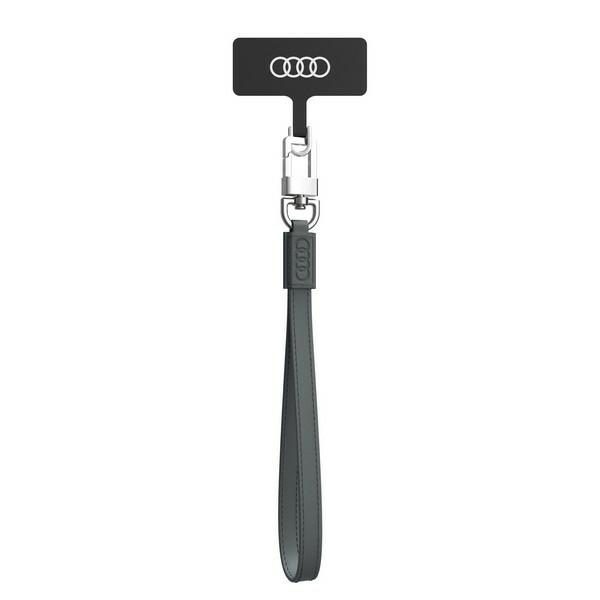 189659_1 Audi Crossbody Leather Universal Lanyard 28cm x 10mm - Grayeng