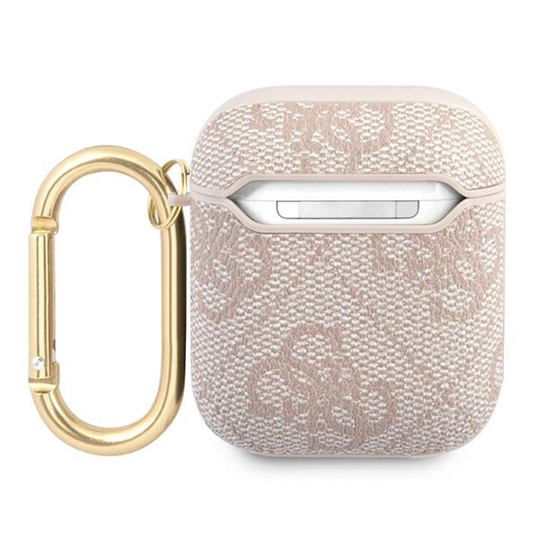 Guess 4G Script Metal Collection Case for AirPods 1 / 2 - Pinkeng